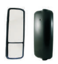 Black cover mirror fit to freightliner century left